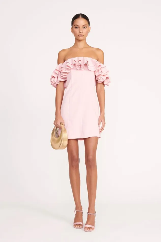 STAUD Dresses Women STAUD KIARA DRESS CHERRY BLOSSOM