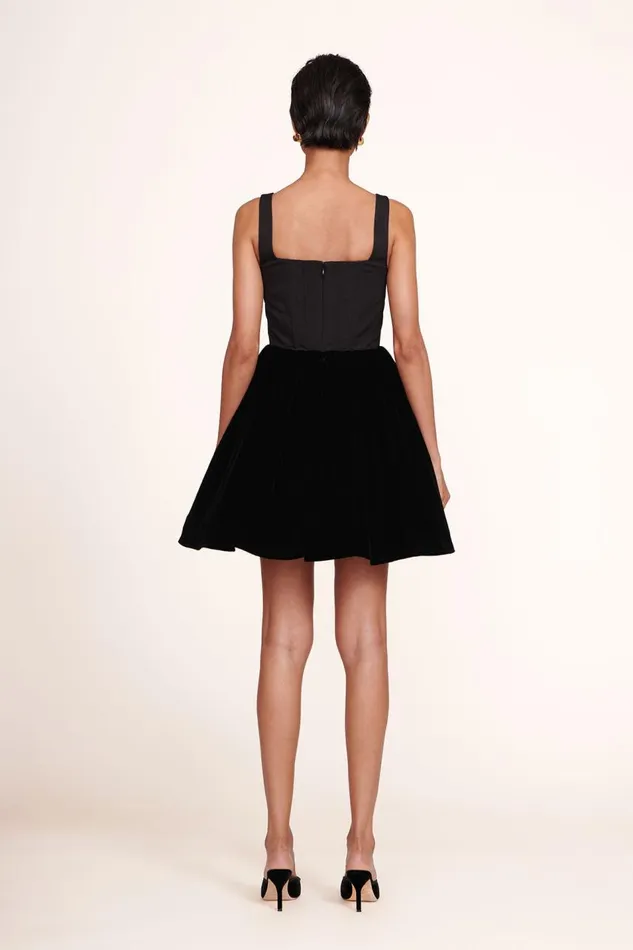 STAUD Dresses Women STAUD LANDSCAPE DRESS BLACK VELVET