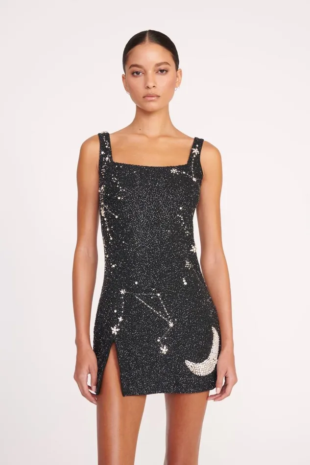 STAUD Dresses Women STAUD LE SABLE DRESS STARRY NIGHT STAUD Dresses Women STAUD LE SABLE DRESS STARRY NIGHT