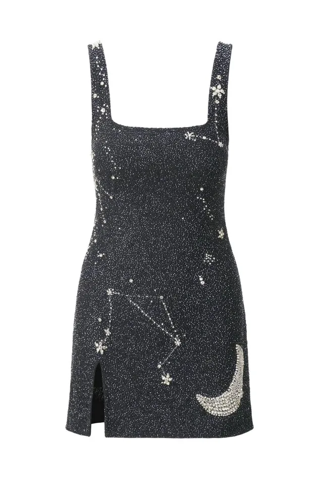 STAUD Dresses Women STAUD LE SABLE DRESS STARRY NIGHT STAUD Dresses Women STAUD LE SABLE DRESS STARRY NIGHT
