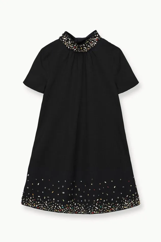 STAUD Dresses Women STAUD MINI ILANA DRESS BLACK SILVER STAUD Dresses Women STAUD MINI ILANA DRESS BLACK SILVER