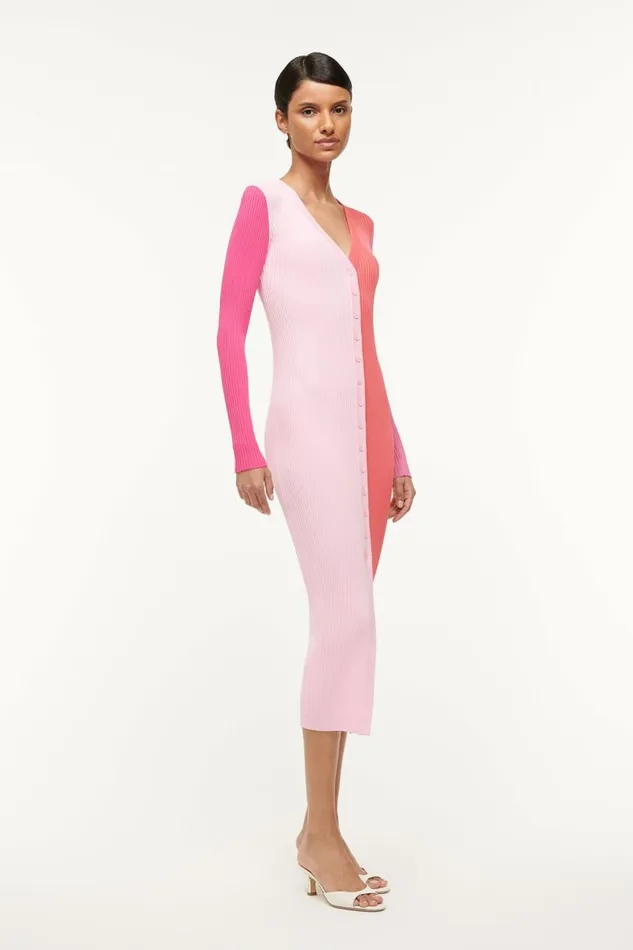 STAUD Dresses Women STAUD SHOKO SWEATER FLAMINGO MULTI STAUD Dresses Women STAUD SHOKO SWEATER FLAMINGO MULTI