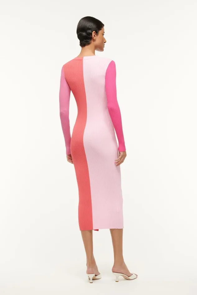 STAUD Dresses Women STAUD SHOKO SWEATER FLAMINGO MULTI STAUD Dresses Women STAUD SHOKO SWEATER FLAMINGO MULTI