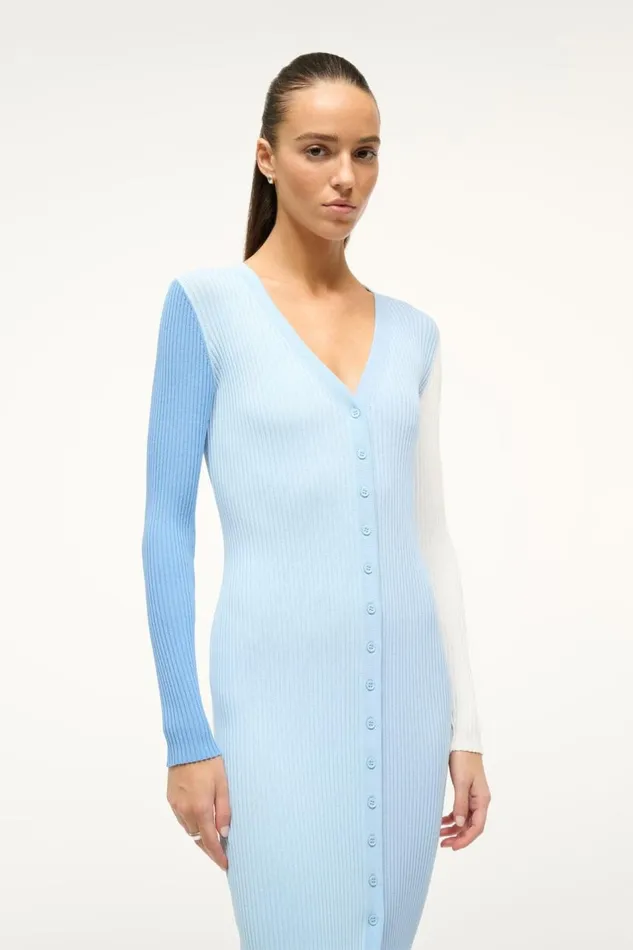 STAUD Dresses Women STAUD SHOKO SWEATER PERIWINKLE MULTI STAUD Dresses Women STAUD SHOKO SWEATER PERIWINKLE MULTI
