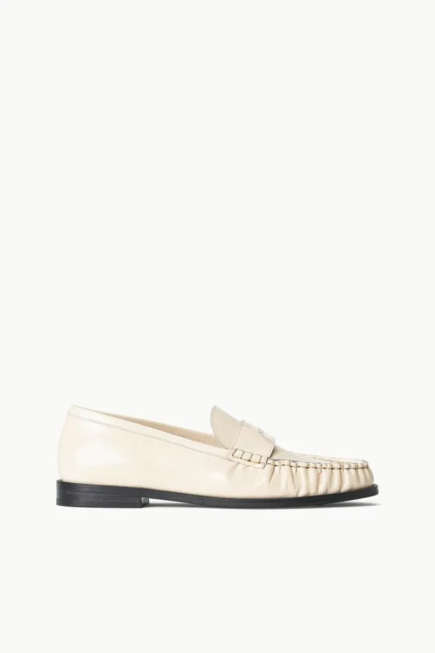 STAUD Mules and Flats Women STAUD LOULOU LOAFER CREAM