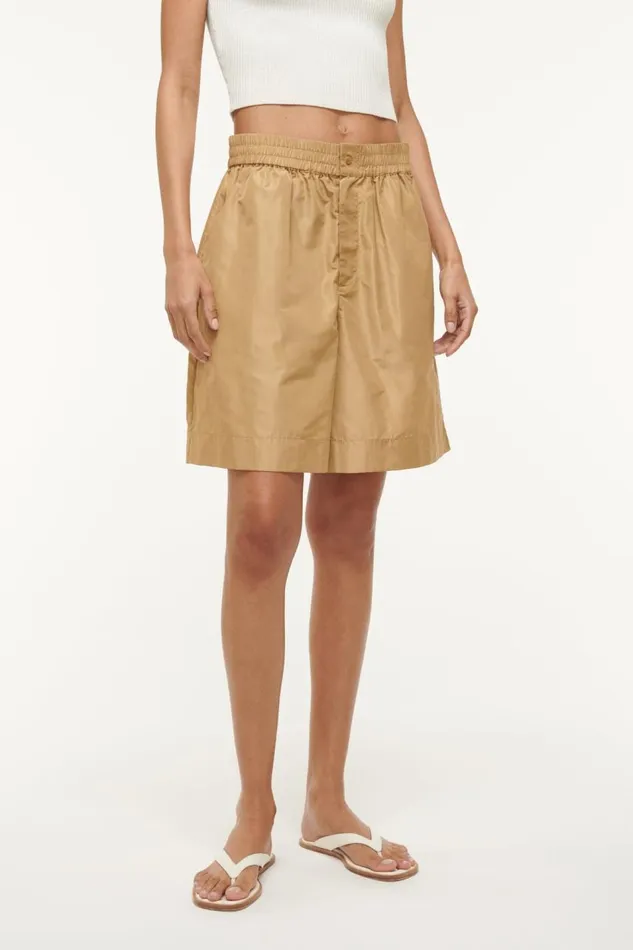STAUD Pants and Shorts Women STAUD GENNY SHORT FAWN STAUD Pants and Shorts Women STAUD GENNY SHORT FAWN