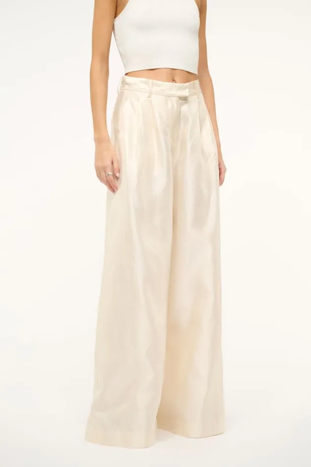 STAUD Pants and Shorts Women STAUD SASHA PANT IVORY STAUD Pants and Shorts Women STAUD SASHA PANT IVORY