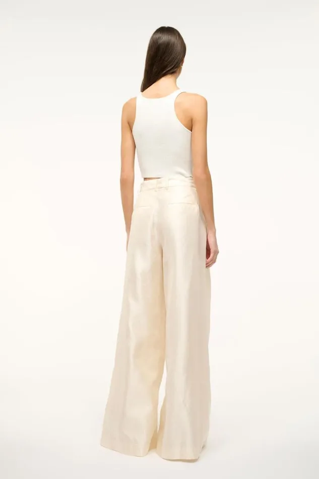 STAUD Pants and Shorts Women STAUD SASHA PANT IVORY STAUD Pants and Shorts Women STAUD SASHA PANT IVORY