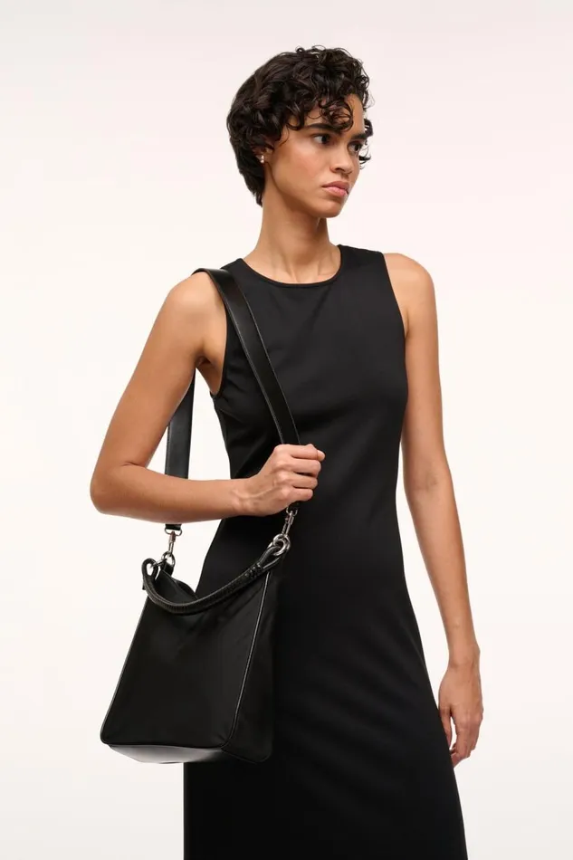 STAUD Shoulder Women STAUD MEL BAG BLACK NYLON STAUD Shoulder Women STAUD MEL BAG BLACK NYLON