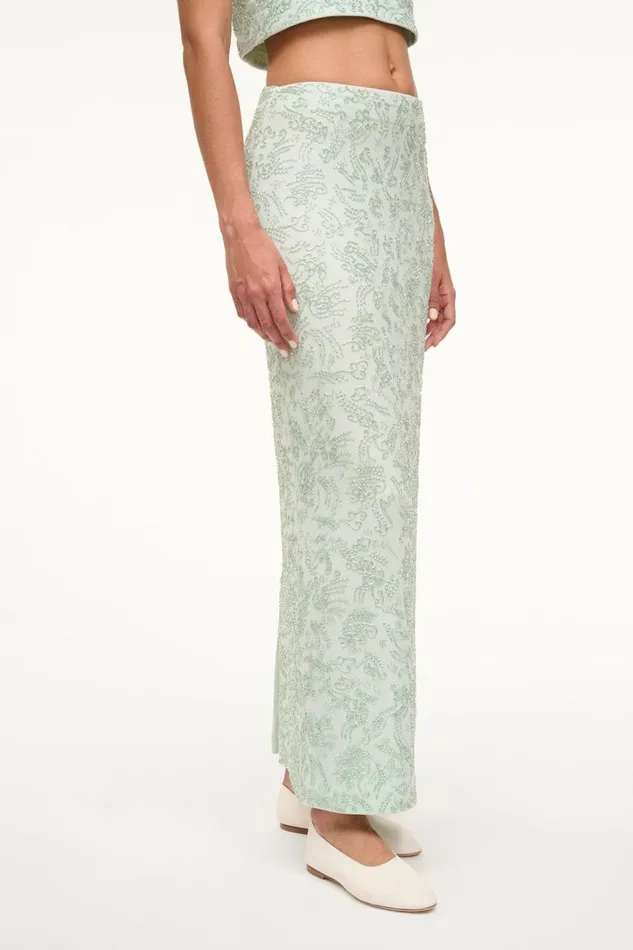 STAUD Skirts Women STAUD BARLETTA SKIRT CARIBBEAN STAUD Skirts Women STAUD BARLETTA SKIRT CARIBBEAN