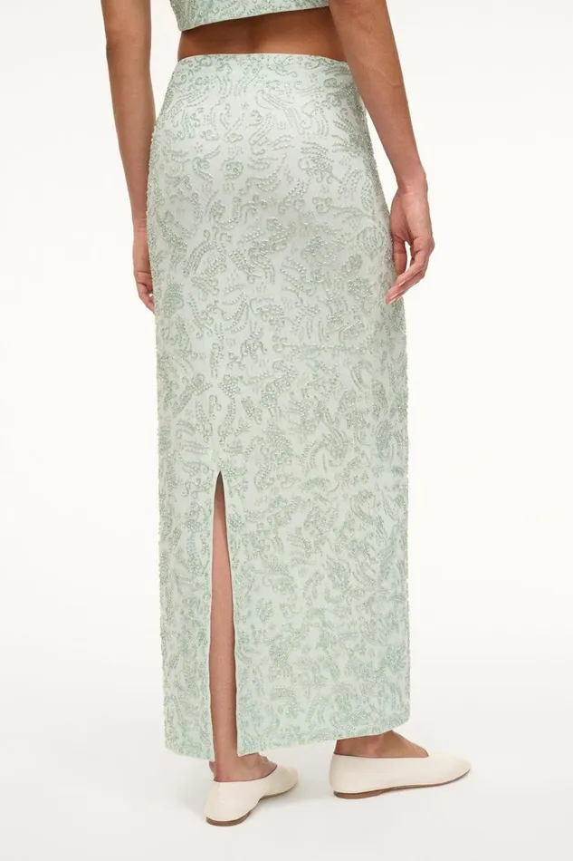 STAUD Skirts Women STAUD BARLETTA SKIRT CARIBBEAN STAUD Skirts Women STAUD BARLETTA SKIRT CARIBBEAN