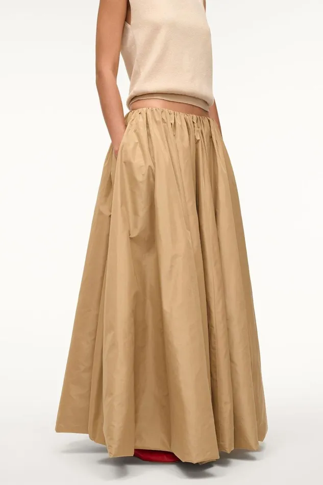 STAUD Skirts Women STAUD BELLAGIO SKIRT FAWN STAUD Skirts Women STAUD BELLAGIO SKIRT FAWN