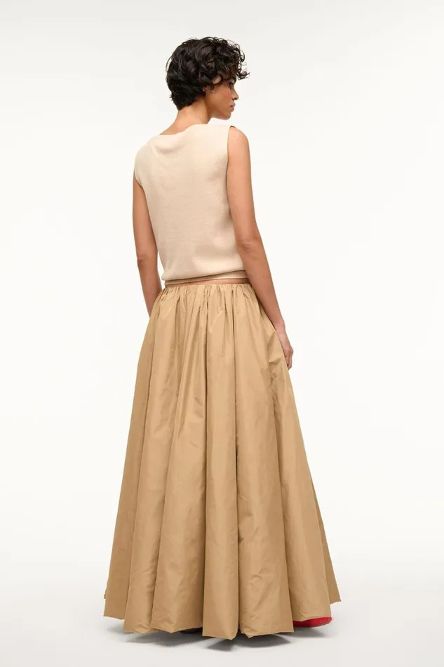 STAUD Skirts Women STAUD BELLAGIO SKIRT FAWN STAUD Skirts Women STAUD BELLAGIO SKIRT FAWN