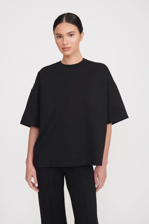 STAUD Tops Women STAUD CAPSULE TOP BLACK