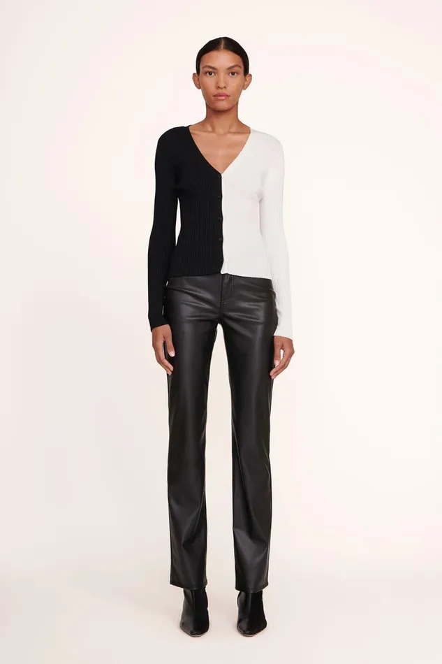 STAUD Tops Women STAUD CARGO SWEATER BLACK WHITE STAUD Tops Women STAUD CARGO SWEATER BLACK WHITE