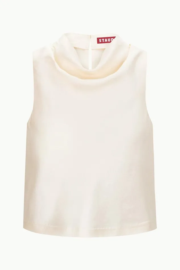 STAUD Tops Women STAUD ROCHELLE TOP IVORY STAUD Tops Women STAUD ROCHELLE TOP IVORY