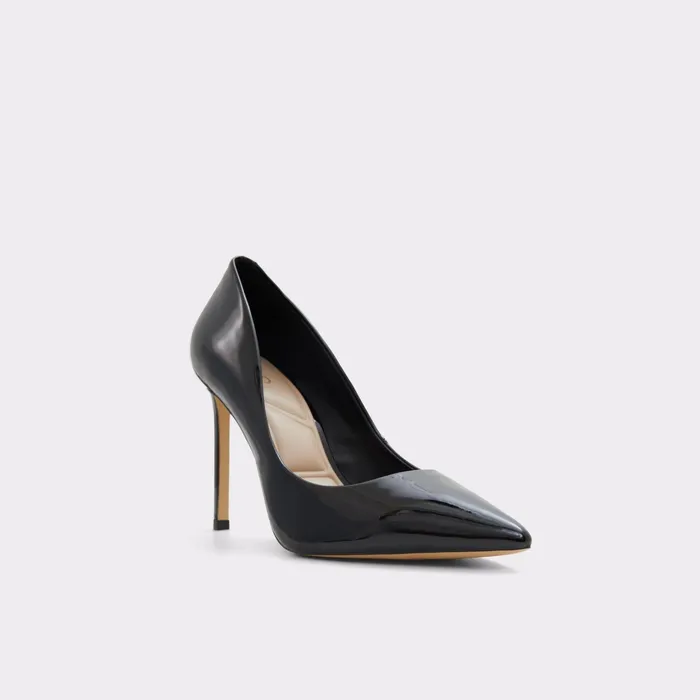 Stessy20 Black Synthetic Patent Women ALDO Pumps