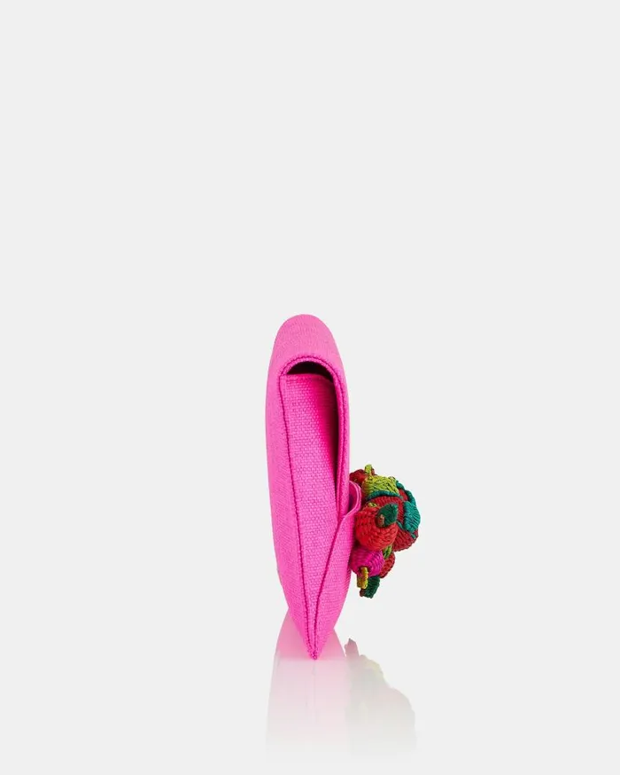 Strawberry Punch Clutch Fuchsia Women Aquazzura Clutch Bags