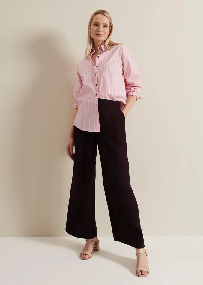 Stripe Shirt Pink Women Phase Eight Shirts and Blouses