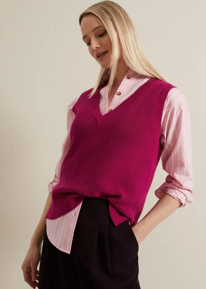 Stripe Shirt Pink Women Phase Eight Shirts and Blouses