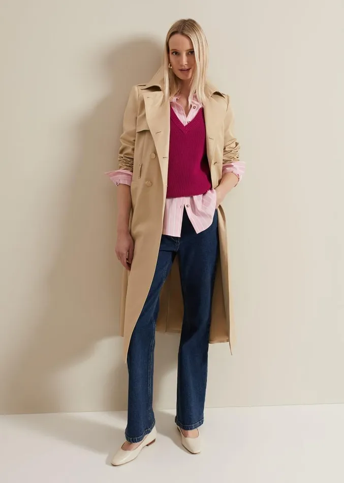 Stripe Shirt Pink Women Phase Eight Shirts and Blouses
