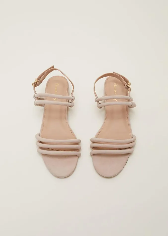 Suede Sandals Neutral Women Phase Eight Sandals