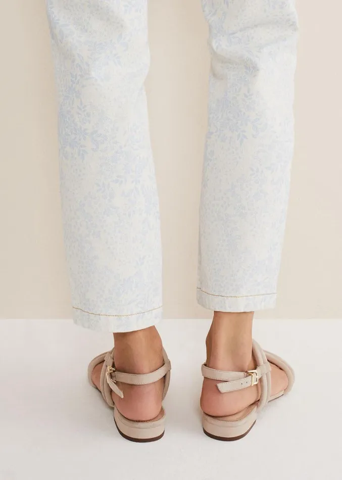 Suede Sandals Neutral Women Phase Eight Sandals