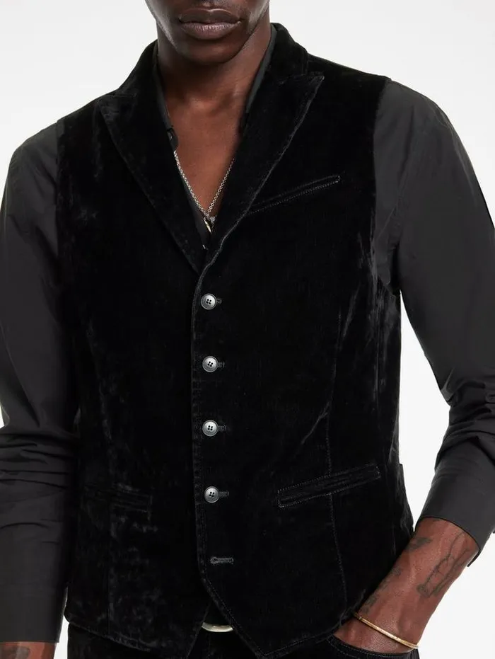 Suit Jackets Men John Varvatos WOODWARD VEST Black