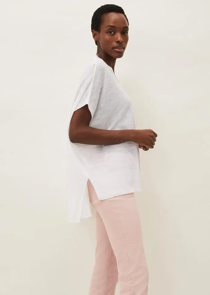 Sukie VNeck Knit Jumper Ivory Women Phase Eight Knitwear