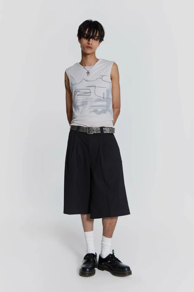 Surge Layered Tank White Men Jaded London Vests Surge Layered Tank White Men Jaded London Vests