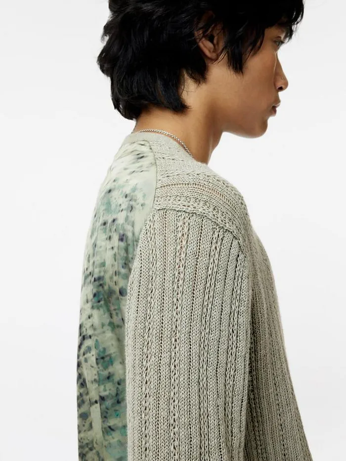 Sweaters Men John Varvatos KLIMENT CARDIGAN Sage Brush