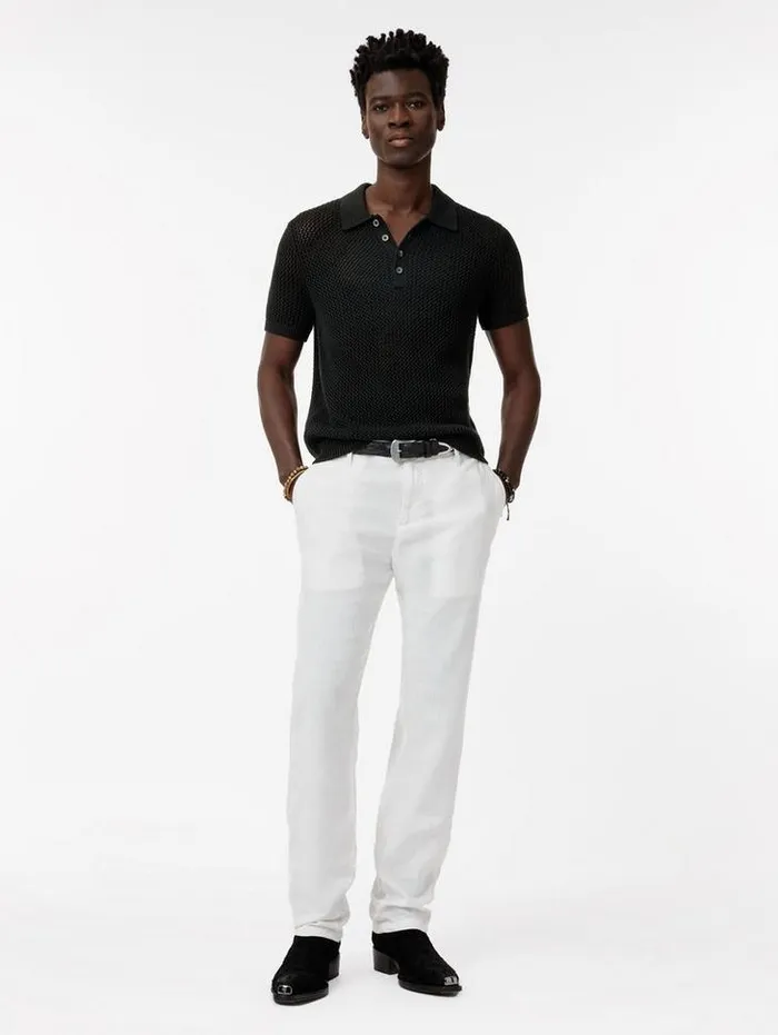 Sweaters Men John Varvatos TAPIA POLO Black