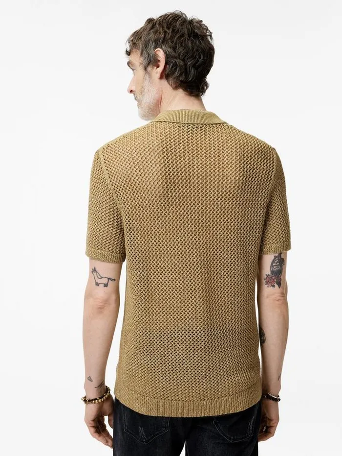 Sweaters Men John Varvatos TAPIA POLO Black