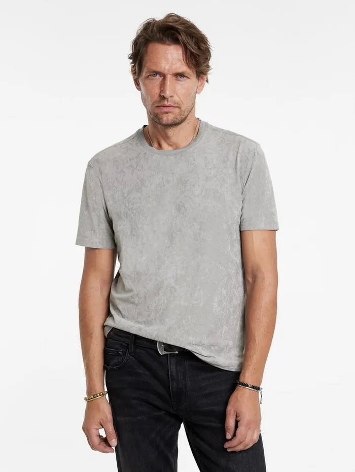 TShirts Men John Varvatos BARCELOS CREW Light Grey