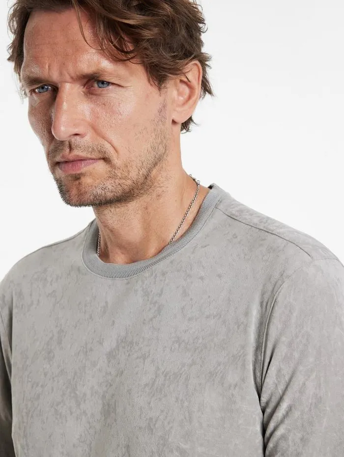 TShirts Men John Varvatos BARCELOS CREW Light Grey