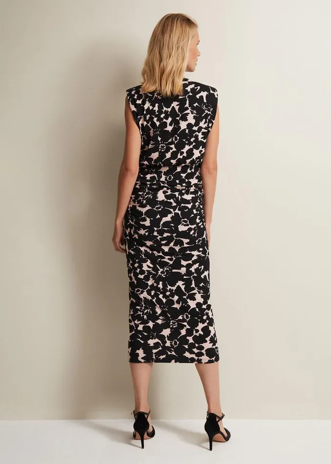 Taylor Floral Jersey Midi Dress Multicoloured Women Phase Eight Dresses