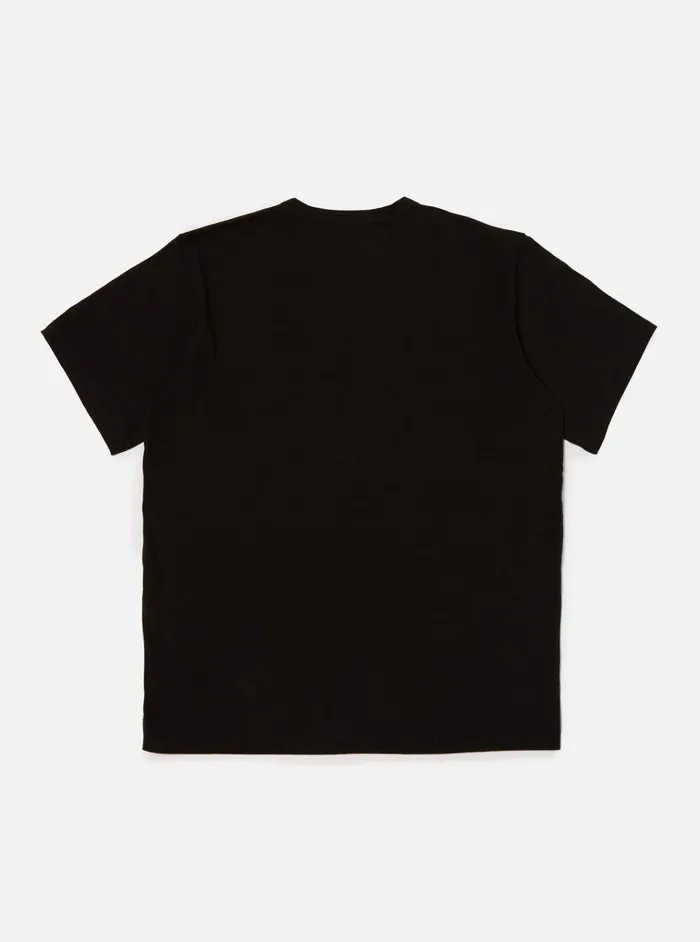 Tees Men Universal Works Universal Works Core Tee In Black Single Jersey