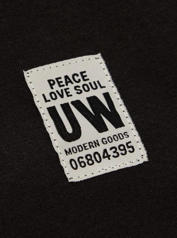 Tees Men Universal Works Universal Works Core Tee In Black Single Jersey