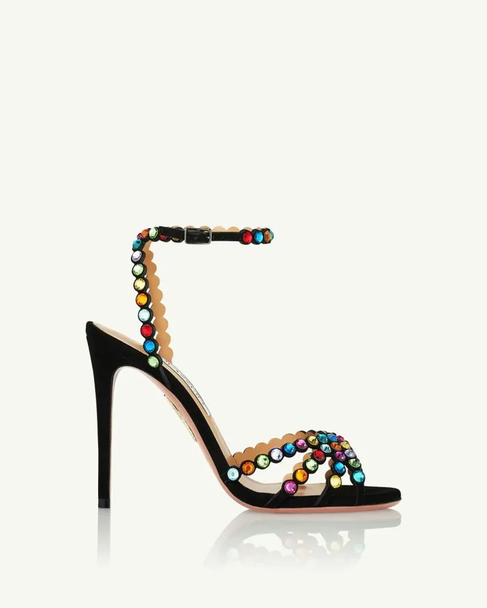 Tequila Sandal 105 Black Women Aquazzura Sandals Tequila Sandal 105 Black Women Aquazzura Sandals