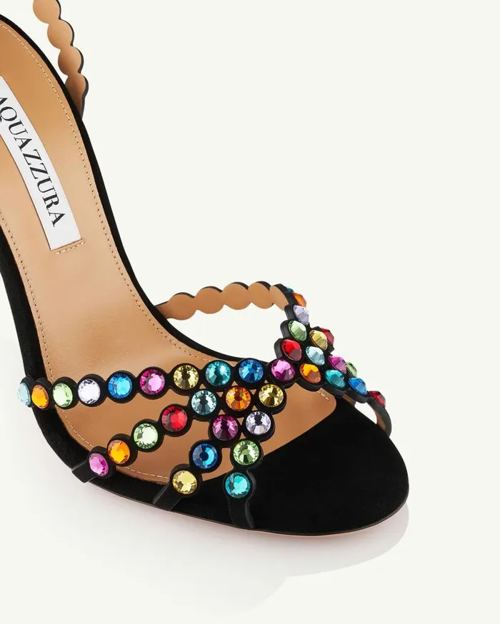 Tequila Sandal 105 Black Women Aquazzura Sandals Tequila Sandal 105 Black Women Aquazzura Sandals