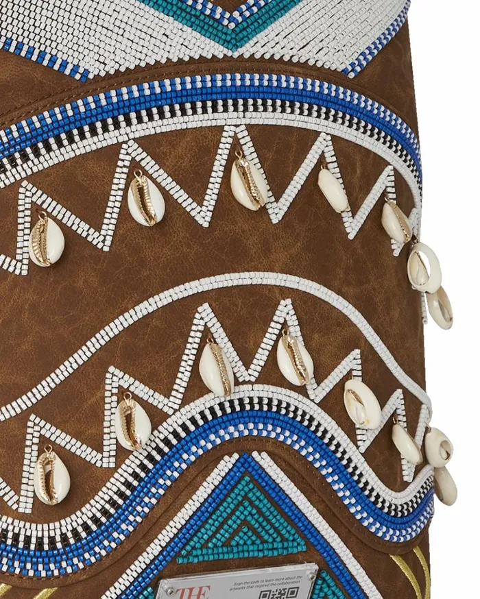 THE MET KUBA KINGDOM HEADDRESS BACKPACK Bags SPRAYGROUND