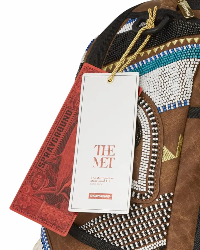 THE MET KUBA KINGDOM HEADDRESS BACKPACK Bags SPRAYGROUND
