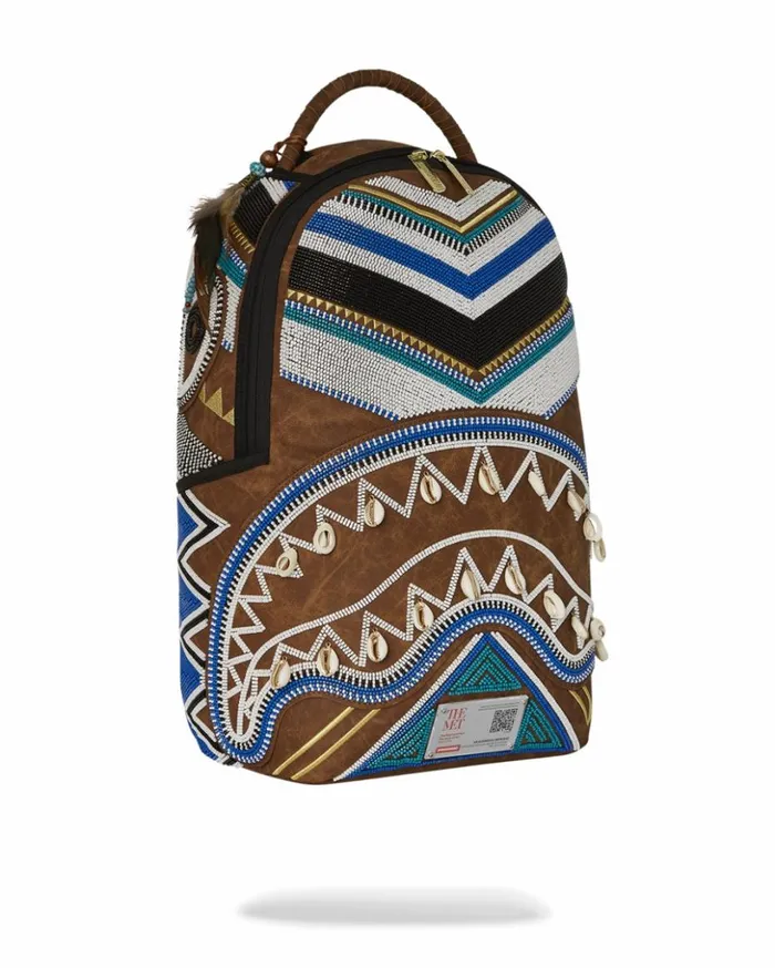 THE MET KUBA KINGDOM HEADDRESS BACKPACK Bags SPRAYGROUND