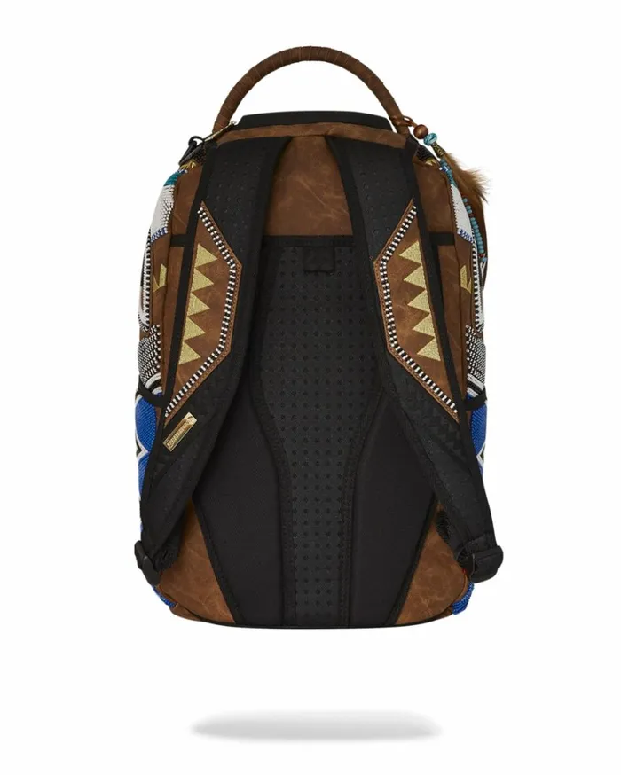 THE MET KUBA KINGDOM HEADDRESS BACKPACK Bags SPRAYGROUND