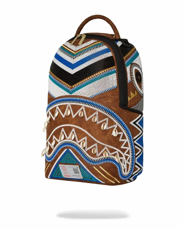 THE MET KUBA KINGDOM HEADDRESS BACKPACK Bags SPRAYGROUND