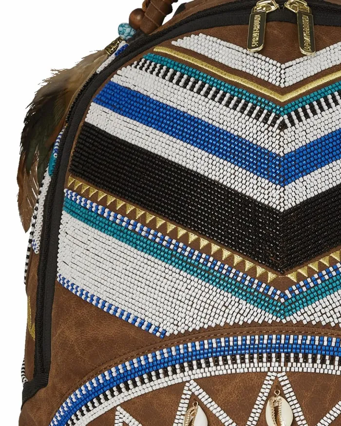 THE MET KUBA KINGDOM HEADDRESS BACKPACK Bags SPRAYGROUND