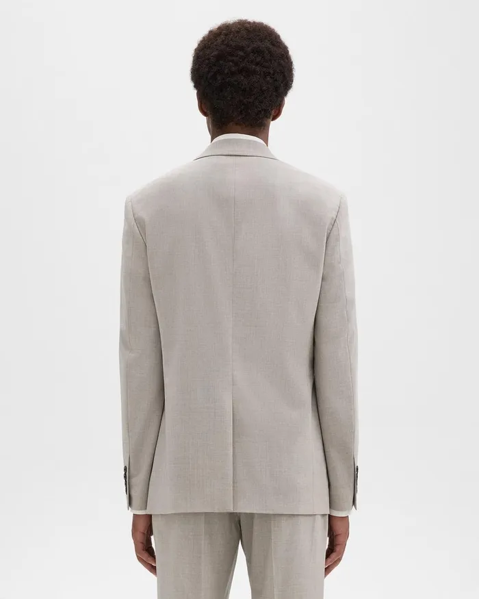 Theory Blazers Jackets Chambers Blazer In Stretch Wool Sand Melange 8211 Men
