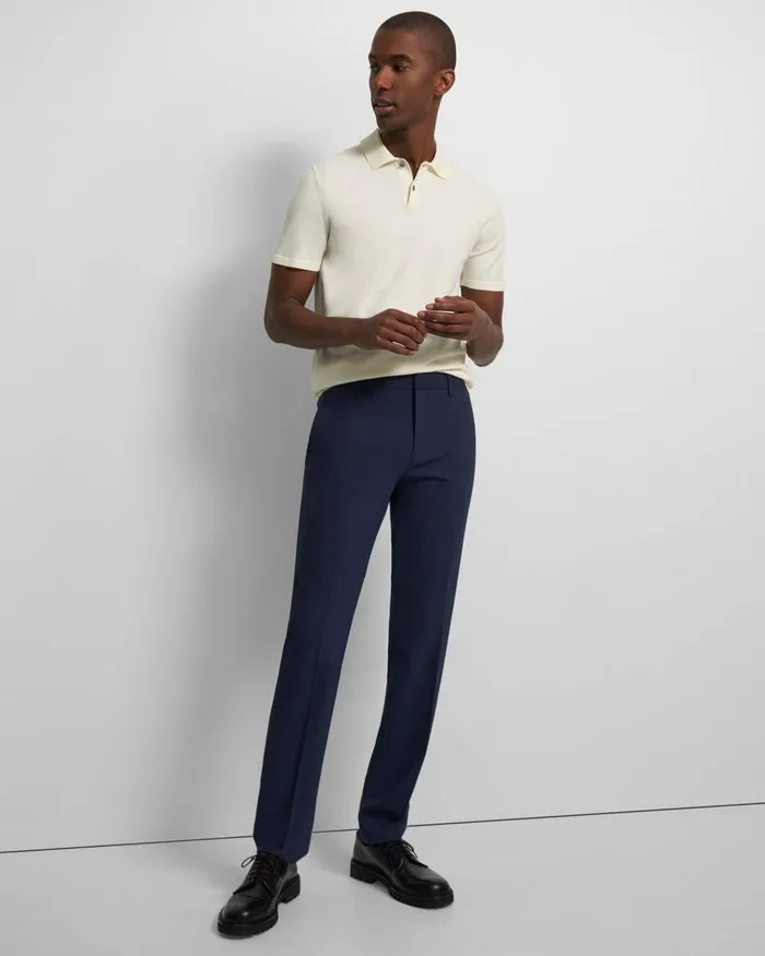 Theory Pants Mayer Pant In Stretch Wool Altitude 8211 Men