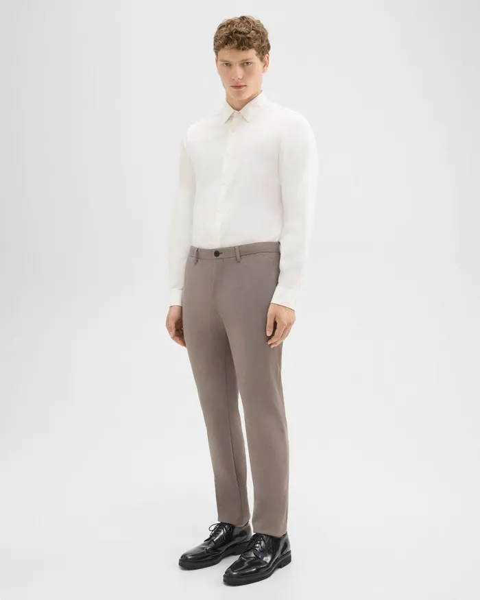 Theory Pants Zaine Pant In Precision Ponte Sidewalk 8211 Men