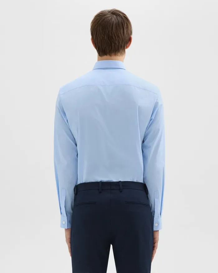 Theory Shirts Hugh Shirt In Cotton Olympic 8211 Men